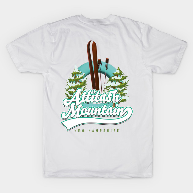 Attitash Mountain New Hampshire Ski logo by nickemporium1